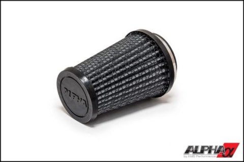 AMS Performance 2009+ Nissan GT-R R35 Alpha Carbon Fiber Intake Pipes for Stock Turbos thumbnail 1