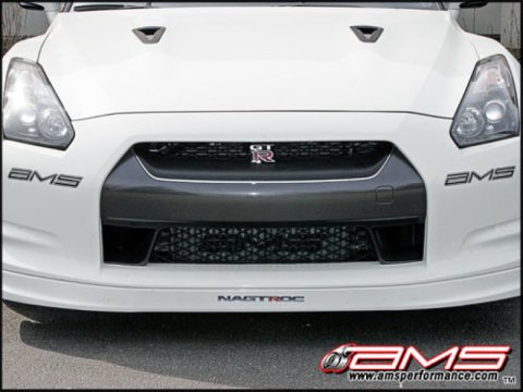 AMS Performance 2009+ Nissan R35 GT-R FMIC Kit w/ Logo - Alpha Intercooler Pipe Kit Compatible thumbnail 2