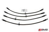 AMS Performance 08-15 Mitsubishi EVO X Stainless Steel Brake Lines (4 Lines) thumbnail 2