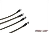 AMS Performance 08-15 Mitsubishi EVO X Stainless Steel Brake Lines (4 Lines) thumbnail 3