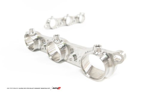 AMS Performance 2009+ Nissan R35 GT-R Billet Exhaust Manifold Flange Kit thumbnail 1