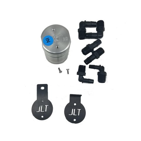J&L Oil Separator 3.0 Base Kit - Clear Anodized (Incl 2 Brackets & 6 Fittings) thumbnail 5
