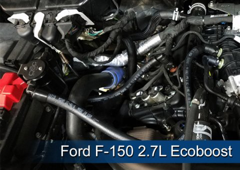 J&L 2011-2025 Ford F-150 2.7L/3.5L/5.0L Passenger Side Oil Separator 3.0 - Black Anodized thumbnail 3
