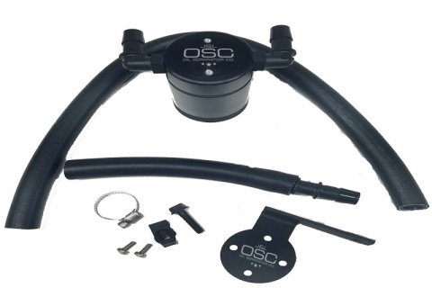 J&L 13-14 Focus ST Rear Oil Separator 3.0 - Black Anodized thumbnail 2