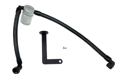 J&L 10-19 Ford Flex EcoBoost V6 Passenger Side Oil Separator 3.0 - Clear Anodized thumbnail 1