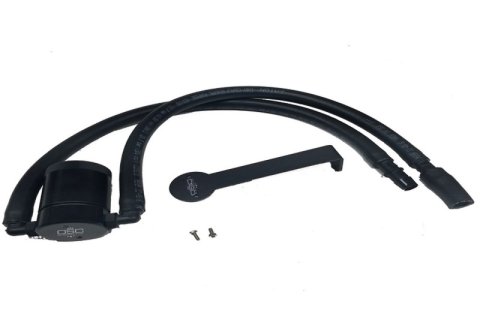 J&L 12-17 Jeep Wrangler JK 3.6L Passenger Side Oil Separator 3.0 - Black Anodized thumbnail 1