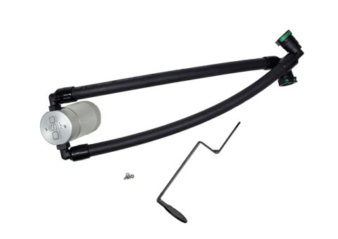 J&L 2021-2024 Ford Bronco 1.5L EcoBoost Passenger Side Oil Separator 3.0 - Clear Anodized thumbnail 4
