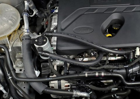 J&L 2021-2024 Ford Bronco 1.5L EcoBoost Passenger Side Oil Separator 3.0 - Clear Anodized thumbnail 5