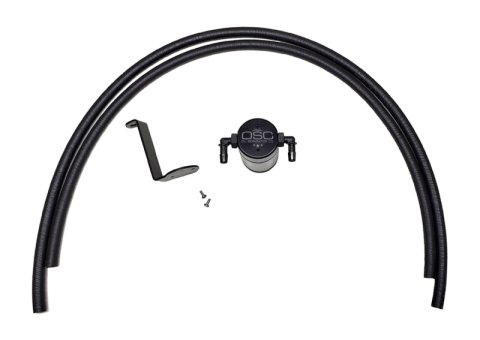 J&L 2005-2019 Nissan Frontier 4L Oil Separator 3.0 - Black Anodized thumbnail 3