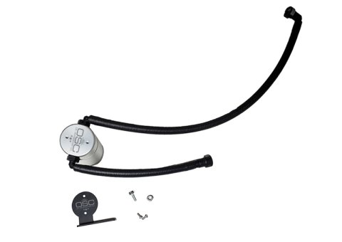 J&L 20-25 Chevrolet Corvette 6.2L LT2 Targa Top Passenger Side Oil Separator 3.0 - Clear Anodize thumbnail 1