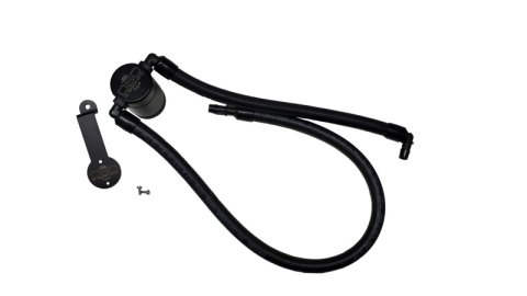 J&L 2021-2025 Jeep Wrangler 392 Oil Separator 3.0 Passenger Side - Black Anodized thumbnail 2
