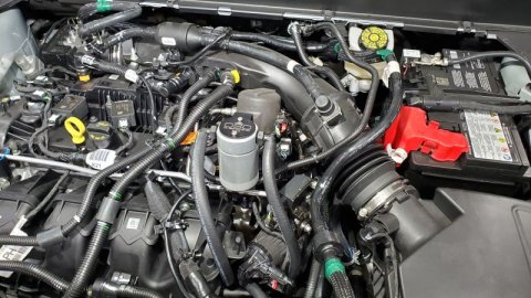 J&L 19-24 Ford/Lincoln SUVs & Trucks w 2.0 EcoBoost Driver Side Oil Separator 3.0 - Clear An thumbnail 4