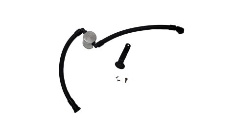 J&L 20-23 Buick Encore GX / Chevrolet Trailblazer Driver Side Oil Separator 3.0 - Clear Anodized thumbnail 2