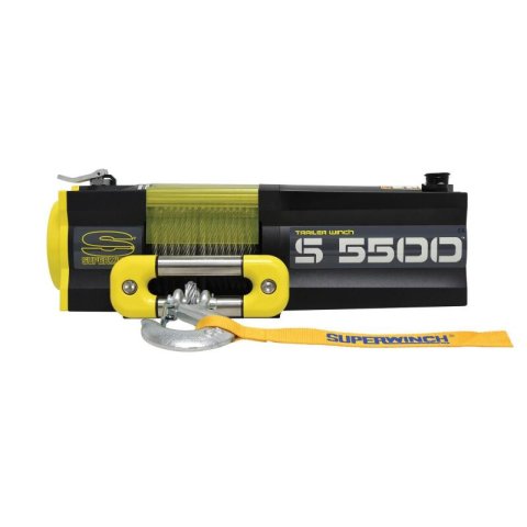 Superwinch 5500 LBS 12V DC 7/32in x 60ft Steel Rope S5500 Winch thumbnail 5