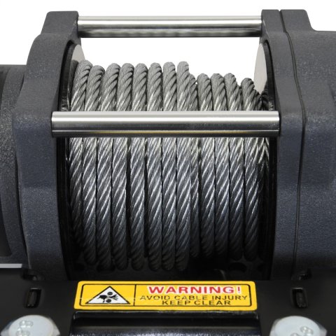 Superwinch 3500 LBS 12V DC 7/32 in x 32 ft Steel Rope Terra 3500 Winch - Gray Wrinkle thumbnail 9