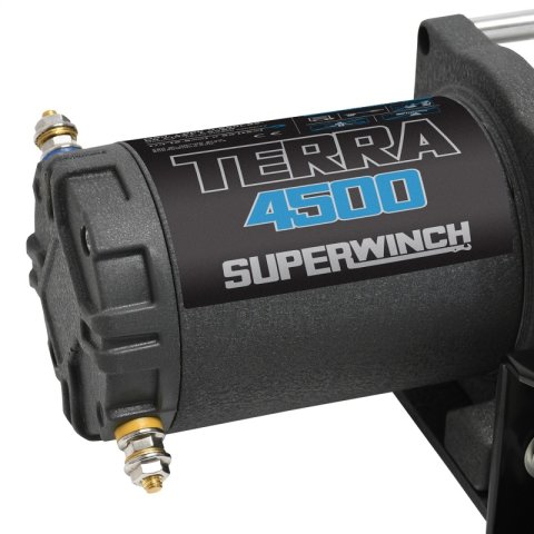 Superwinch 4500 LBS 12V DC 15/64in x 50ft Steel Rope Terra 4500 Winch - Gray Wrinkle thumbnail 5