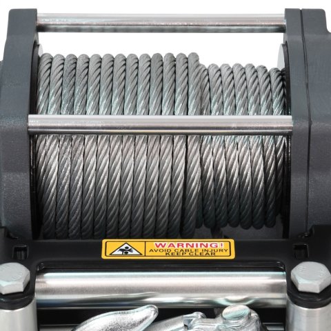 Superwinch 4500 LBS 12V DC 15/64in x 50ft Steel Rope Terra 4500 Winch - Gray Wrinkle thumbnail 7