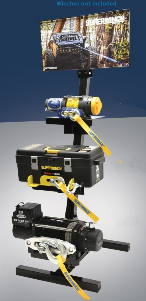 Superwinch MD 3 Winch Display Stand w/Header Card (Winches not included) thumbnail 1