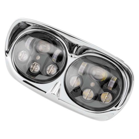 Letric Lighting LED Headlight Dual 5.75in Black/Chrome thumbnail 2