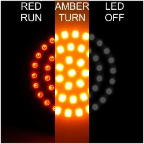 Letric Lighting Deluxe Bullet Style Switchbacks Red thumbnail 1