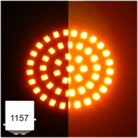 Letric Lighting Bullet Style Insert 1157 H/L Amber thumbnail 2