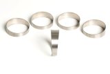 Ticon Industries 1.50in 45 Degree 2.2D/3.3in CLR Loose Radius 1mm Wall Titanium Pie Cuts - 5pk thumbnail 2