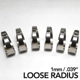Ticon Industries 1.5in 7.5 Degree 2.25in CLR Loose Radius 1mm Wall Titanium Pie Cuts - 6pk thumbnail 1