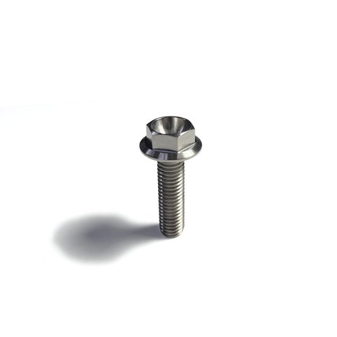Ticon Industries Titanium Bolt Flanged M6x30x1TP 10mm 6pt Head thumbnail 1