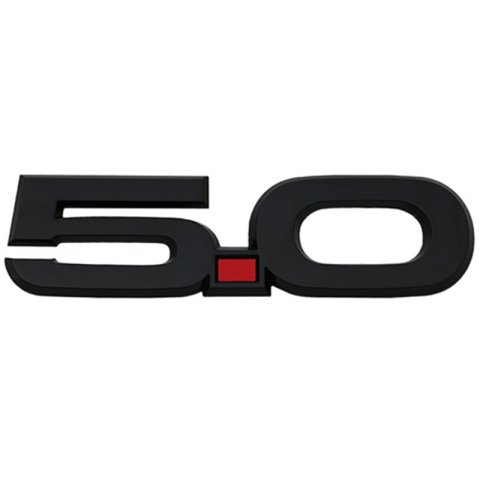 Ford Racing 15-17 Ford Mustang 5.0L Fender Emblem Black thumbnail 1