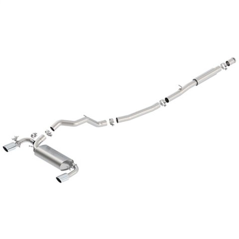Ford Racing 2016-2017 Focus RS Active Sport Cat-Back Exhaust System w/ Polished Tips thumbnail 4