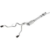 Ford Racing 2017 F150 Raptor 3.5L Sport Cat-Back Exhaust System Dual Rear Exit w/ Black Tips thumbnail 6