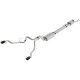 Ford Racing 2017 F150 Raptor 3.5L Sport Cat-Back Exhaust System Dual Rear Exit w/ Black Tips thumbnail 7