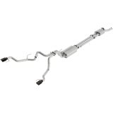 Ford Racing 2017 F150 Raptor 3.5L Sport Cat-Back Exhaust System Dual Rear Exit w/ Black Tips thumbnail 8