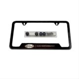Ford Racing Stainless Steel Ford Performance License Plate Frame - Black thumbnail 1
