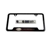 Ford Racing Stainless Steel Ford Performance License Plate Frame - Black thumbnail 3