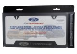 Ford Racing Stainless Steel Ford Performance License Plate Frame - Black thumbnail 5