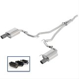 Ford Racing 2018 Mustang 2.3L Ecoboost Cat-Back Touring Exhaust System w/Carbon Fiber Tips thumbnail 2