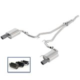 Ford Racing 2018 Mustang 2.3L Ecoboost Cat-Back Touring Exhaust System w/Carbon Fiber Tips thumbnail 4
