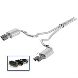 Ford Racing 2018+ Mustang GT 5.0L Cat-Back Sport Exhaust System w/ Quad Carbon Fiber Tips thumbnail 2