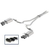 Ford Racing 2018+ Mustang GT 5.0L Cat-Back Sport Exhaust System w/ Quad Carbon Fiber Tips thumbnail 3