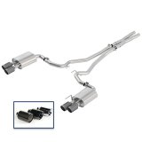 Ford Racing 2018+ Mustang GT 5.0L Cat-Back Sport Exhaust System w/ Quad Carbon Fiber Tips thumbnail 4
