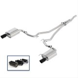 Ford Racing 2018+ Mustang 2.3L EcoBoost Cat-Back Extreme Exhaust System w/ Black Chrome Tips thumbnail 2
