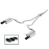 Ford Racing 2018+ Mustang 2.3L EcoBoost Cat-Back Extreme Exhaust System w/ Black Chrome Tips thumbnail 5