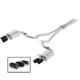 Ford Racing 2018+ Mustang GT 5.0L Cat-Back Extreme Exhaust System w/ Quad Black Chrome Tips thumbnail 3