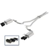 Ford Racing 2018+ Mustang GT 5.0L Cat-Back Extreme Exhaust System w/ Quad Black Chrome Tips thumbnail 4