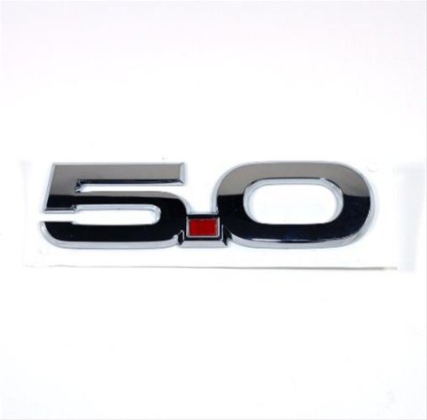 Ford Racing 15-17 Ford Mustang 5.0L Fender Emblem Chrome thumbnail 1