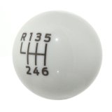 Ford Racing 15-19 Ford Mustang EcoBoost / GT w/ 6-Speed Manual Transmission Bullitt White Shift Knob thumbnail 4