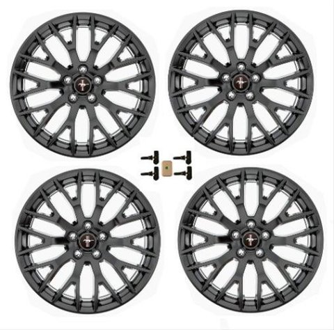 Ford Racing 15-16 Mustang GT 19X9 and 19X9.5 Wheel Set with TPMS Kit - Matte Black thumbnail 1