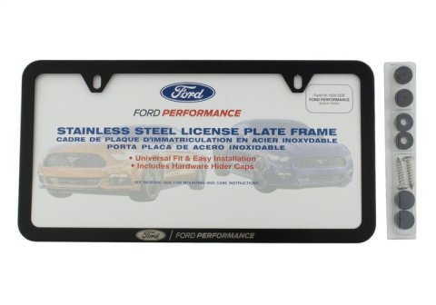Ford Racing Ford Performance Slim License Plate Frame - Black Stainless Steel thumbnail 4