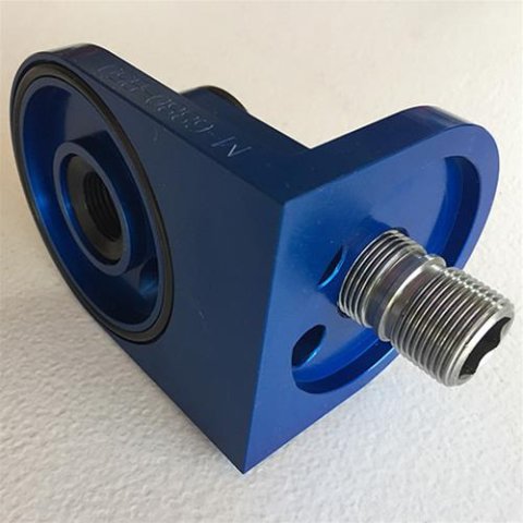 Ford Racing Push Rod V8 90 Degree Billet Oil Filter Adapter thumbnail 4